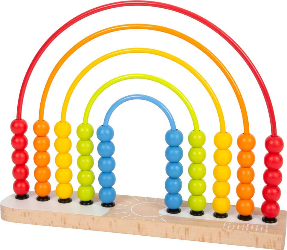 Maillons de chaîne arc-en-ciel pour enfants, jouet sensoriel de motricité  fine préscolaire, maillons en plastique pour compteurs mathématiques, jeu  de